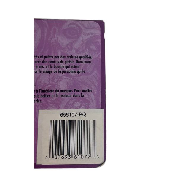 Vintage '97 Paper Magic Group Scary Jack O'Lantern Flashing Eyes Halloween Mask - Picture 6 of 8